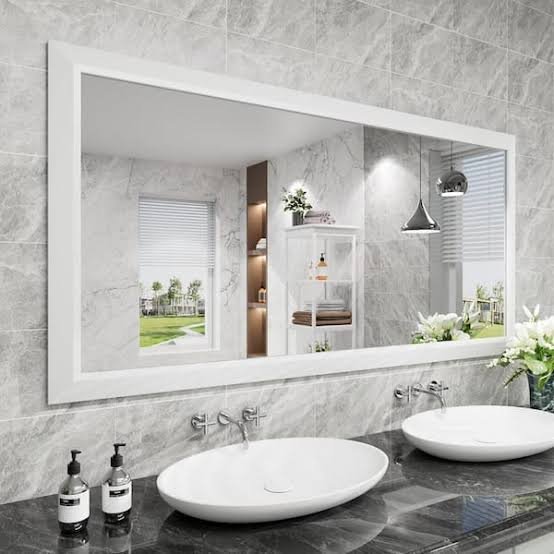 White Frame Mirrors
